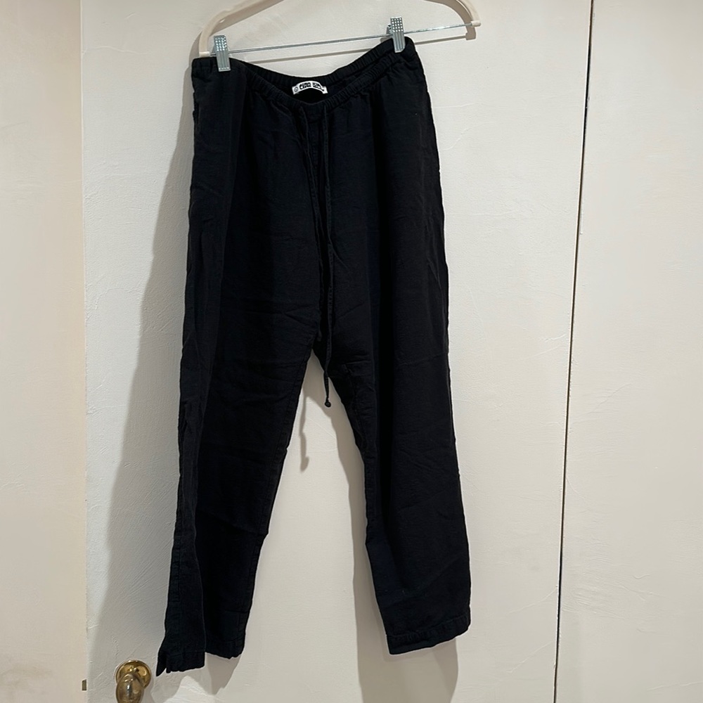 Ciao Lucia linen black pants